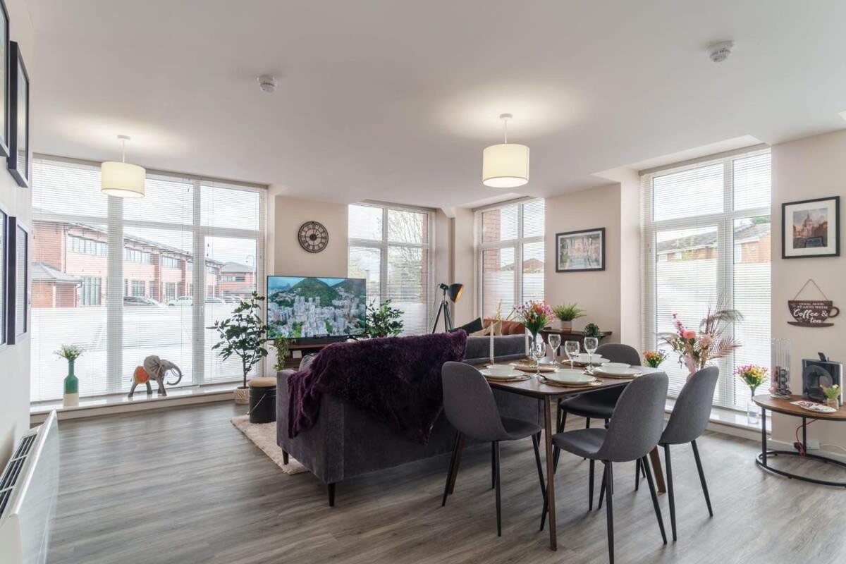 2 Bedroom Modern Apartment In Manchester Kültér fotó